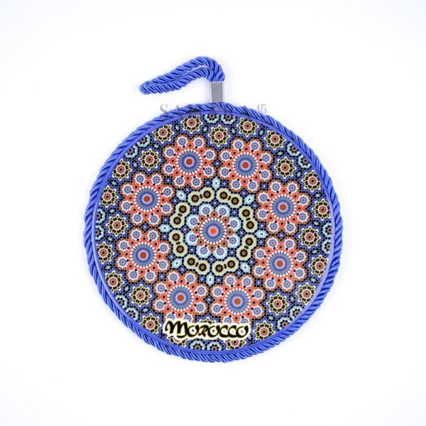 A heat-resistant Moroccan ceramic placemat or a beautiful Moroccan decoration