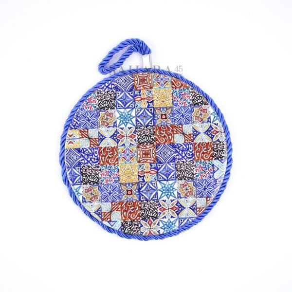 A heat-resistant Moroccan ceramic placemat or a beautiful Moroccan decoration