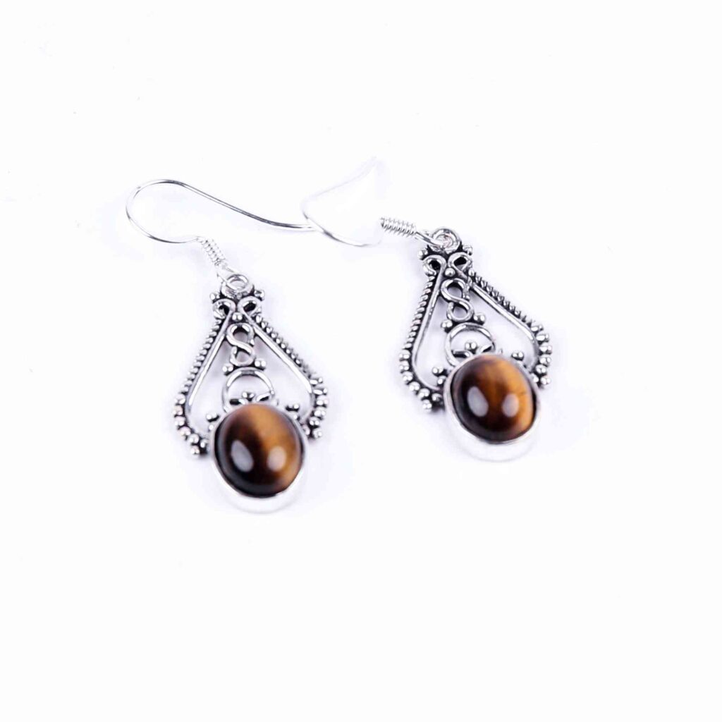 Tiger _Eye_Earring