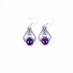 Silver_Earrings_with_Purple_amethyst_stone