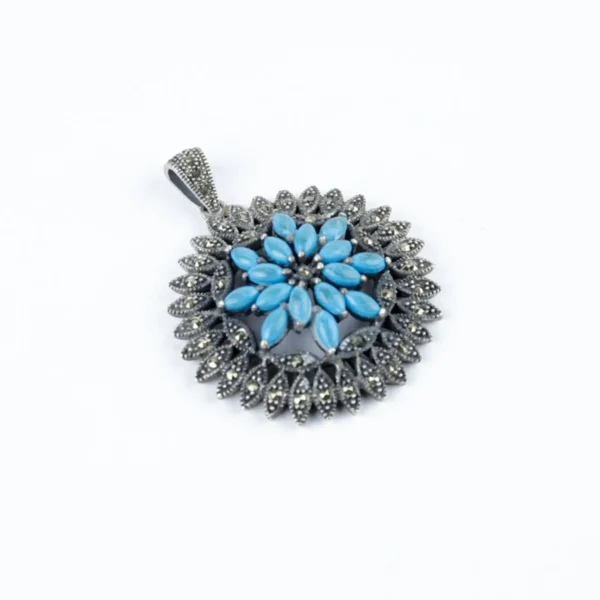 Moroccan-Pendant-with_Persian-Turquoise
