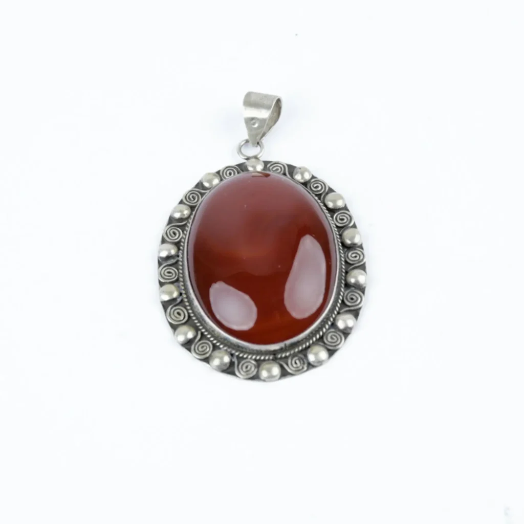 Carnelian-Gemstone-Pendant