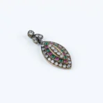 Silver-Hurrem-Sultan-Gemstones-Pendant