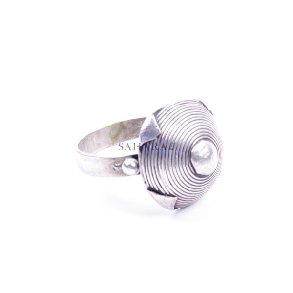 Moroccan Ring, Ring Spiral Silver Sterling 925 Size Band Jewelry Swirl Solid Design Swirled