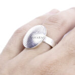 Moroccan Ring, Ring Spiral Silver Sterling 925 Size Band Jewelry Swirl Solid Design Swirled