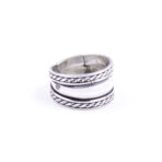 Moroccan Ring, Bali Ring Simple Rings Sterling Silver Sizes Band New 925 Polished Wide Style