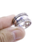 Moroccan Ring, Bali Ring Simple Rings Sterling Silver Sizes Band New 925 Polished Wide Style