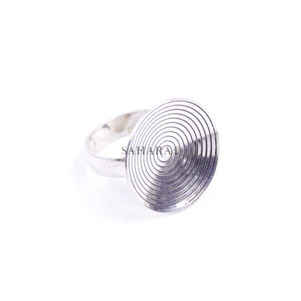 Moroccan Ring, Ring Spiral Silver Sterling 925 Size Band Jewelry Swirl Solid Design Swirled