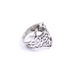 Moroccan Ring, 925 Sterling Silver Vintage Wicker Ring