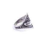 Moroccan Ring, Bali Ring Simple Rings Sterling Silver Sizes Band New 925 Polished Wide Style