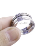 Moroccan Ring, Bali Ring Simple Rings Sterling Silver Sizes Band New 925 Polished Wide Style