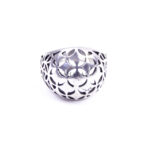 Moroccan Ring, 925 Sterling Silver Vintage Wicker Ring