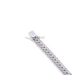 Braided Bali, Round Snake Bracelet Link for Men, Handmade Bracelet Link, 925 Sterling Silver