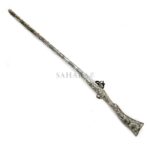 Vintage Moroccan Gun Decorative Bone white Art Design Authentic Handmade