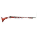 Moroccan gun Berber Rifle Handmade Engraved Wooden Gun with Exquisite Silver