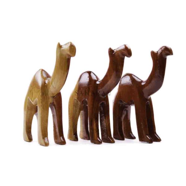 Moroccan Camel, Wood Small Camel Figurine, Camel Sahara, Wooden Animal Carving Handmade