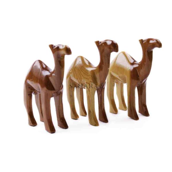 Moroccan Camel, Wood Medium Camel Figurine, Camel Sahara, Wooden Animal Carving Handmade