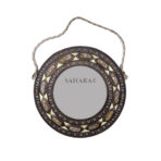 Moroccan Mirror, Mirror Round, Morocco Handmade, Mirror Art, Mirror Animal Bone