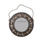 Moroccan Mirror, Mirror Round, Morocco Handmade, Mirror Art, Mirror Animal Bone