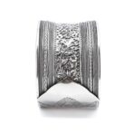 Moroccan Bracelet Sterling Silver Cuff, Wide Cuff Bracelet, Handmade Bracelet