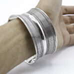 Moroccan Bracelet Sterling Silver Cuff, Wide Cuff Bracelet, Handmade Bracelet