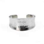 Moroccan Bracelet Sterling Silver Hammered Cuff, Bracelet Cuff Handmade Bracelet