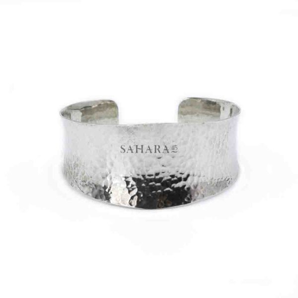 Moroccan Bracelet Sterling Silver Hammered Cuff, Bracelet Cuff Handmade Bracelet