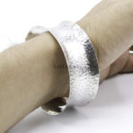 Moroccan Bracelet Sterling Silver Hammered Cuff, Bracelet Cuff Handmade Bracelet