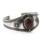 Moroccan Bracelet Berber Sterling Silver Cuff, Bracelet Cuff Handmade Bracelet