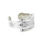 Moroccan Bracelet Engraved Sterling Silver Cuff, Bracelet Cuff Handmade Bracelet