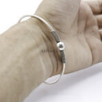 Moroccan Bracelet Simple Sterling Silver Cuff, Bracelet Cuff Handmade Bracelet