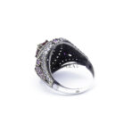 Ruby Ring, Handmade Women's Ring, Turkish Handmade Ring, Ottoman Ring, 925 Sterling Silver