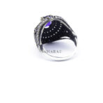 Turkish Ring Sapphire Ladies Ring, Handmade Women's Ring, Ottoman Women Ring, 925 Sterling Silver