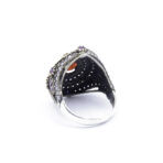 Ruby Ring, Handmade Women's Ring, Turkish Handmade Ring, Ottoman Ring, 925 Sterling Silver.
