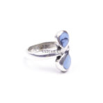 Turquoise Ring, Oval Double Gemstone Ring, Moroccan Tribal Jewelry, Handmade Turquoise Jewelry, 925 Sterling Silver
