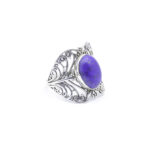 Lapis lazuli Ring Gemstone Ring, Moroccan Tribal Jewelry, Lapis Lazuli Jewelry, Handmade Ring, 925 Sterling Silver