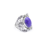 Lapis lazuli Ring Gemstone Ring, Moroccan Tribal Jewelry, Lapis Lazuli Jewelry, Handmade Ring, 925 Sterling Silver