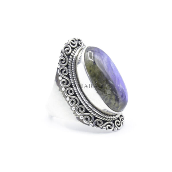 Labradorite Gemstone Oval Stone, Handmade Ring, Labradorite Women Ring, Artisan Jewelry, 925 Sterling Silver