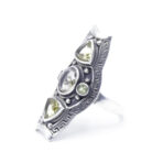 Peridot Gemstone Green Stone, Handmade Ring, Woman's peridot Ring, Artisan Jewelry, 925 Sterling Silver