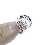Vintage Ornate Swirl Heart Ring 925 Sterling Silver