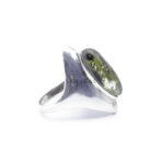 Green Amber ring, multi-color amber ring, amber handcrafted ring, Artisan Jewelry, 925 Sterling Silver