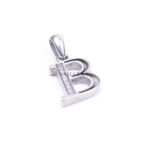 Letter B Pendant, Pendant B, 925 Sterling Silver 