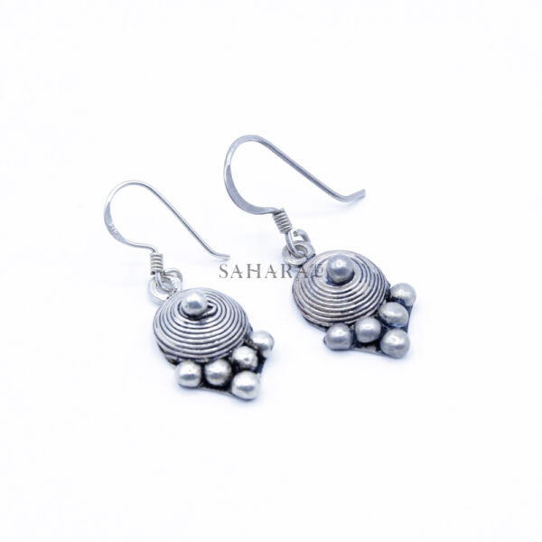 Amazigh Earring, Handmade Earring Silver, African Tuareg, Moroccan Style Earrings, Filigree Dangle Jewelry