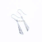 Filigree Cone Dangle Earrings, Drop Earrings, 925 Sterling Silver Dangling Silver Earrings, Boho Statement Gift Earrings
