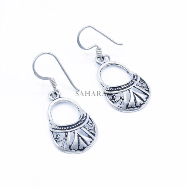 Amazigh Earring, Handmade Earring Silver, African Tuareg, Moroccan Style Earrings, Filigree Dangle Jewelry