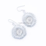 Swirl Earrings, 925 Sterling Silver, Swirls, Whirlpool Earring, Handcrafted Jewelry, Boho Jewelry