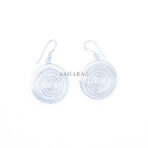 Swirl Earrings, 925 Sterling Silver, Swirls, Whirlpool Earring, Handcrafted Jewelry, Boho Jewelry