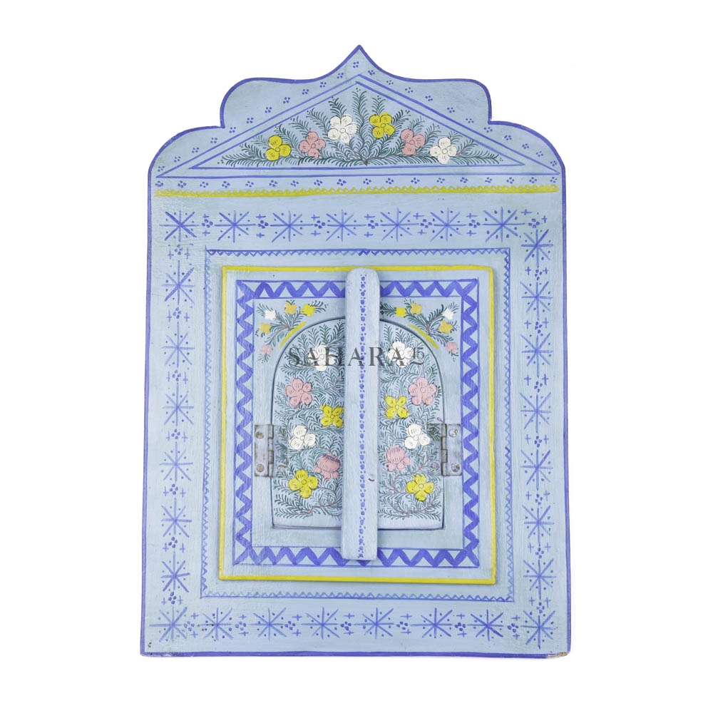 Moroccan Vintage Handmade Wall Mirror, Wood Wall Mirror, Moroccan Mirror