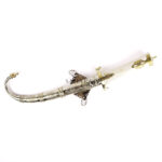 Jambiya Moroccan Handmade Dagger Black Handle Bone Knife Stainless Steel Islamic Authentic Arabic