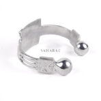 Tuareg Large Aluminum Anklet or Bracelet with Knobs Mali, Tuareg Bracelet, Tuareg Anklet, African Anklet, Khal-khal Sharawi, Khal-khal Sahra